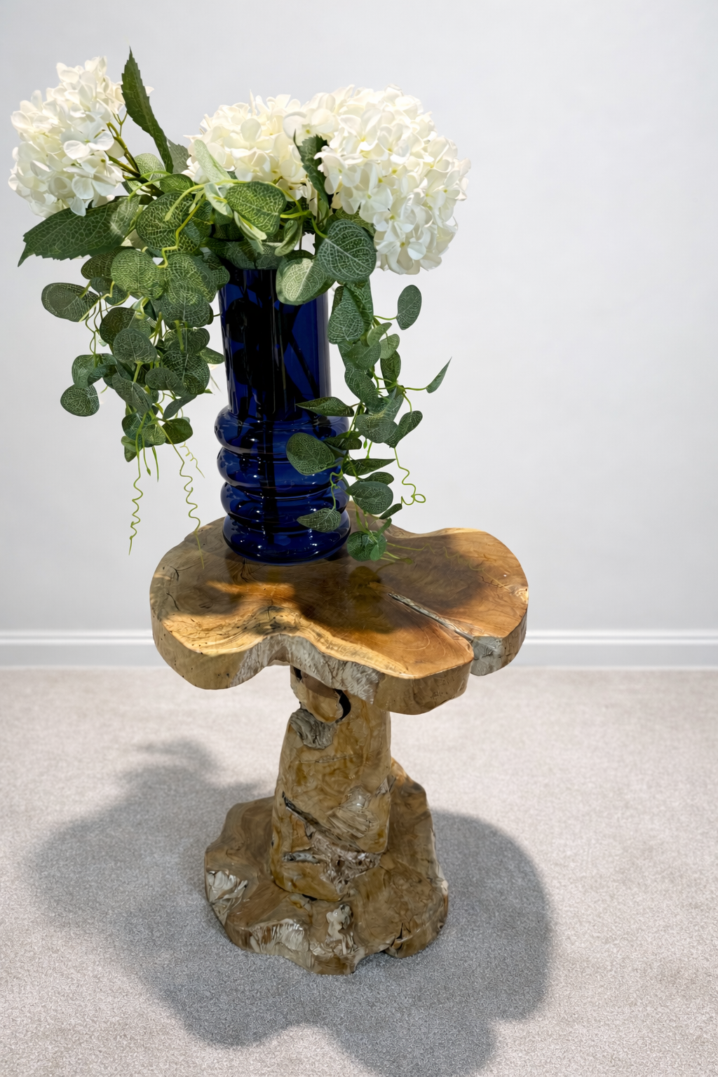 Natural Rustic Teak Root Side Table - Unit 23