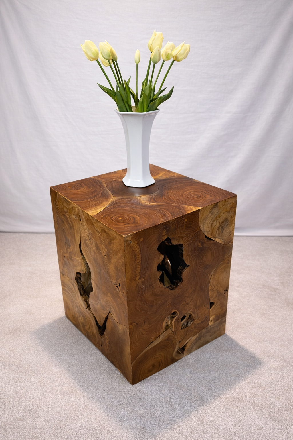 Teak Root Box Side Table - Unit 24