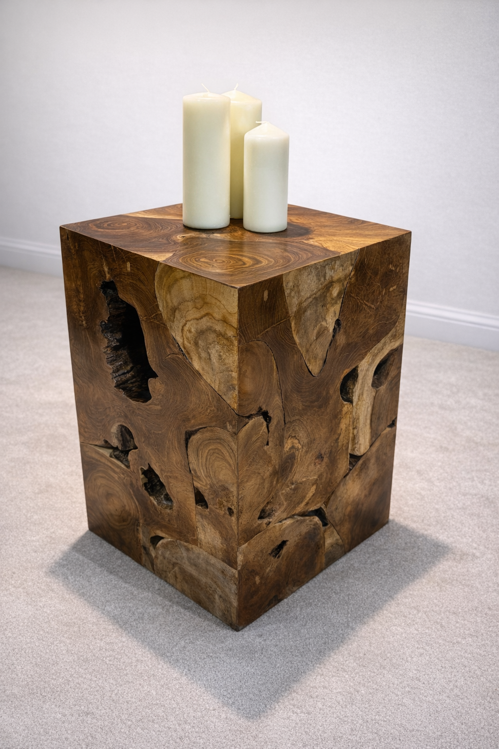 Teak Root Box Side Table - Unit 24