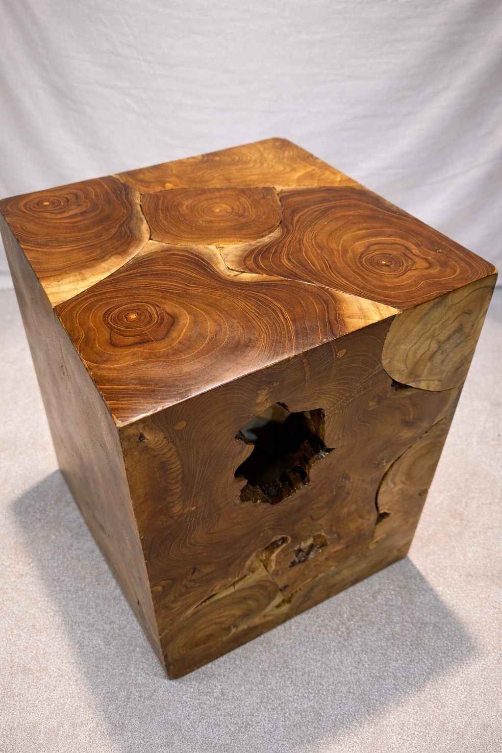 Teak Root Box Side Table - Unit 24