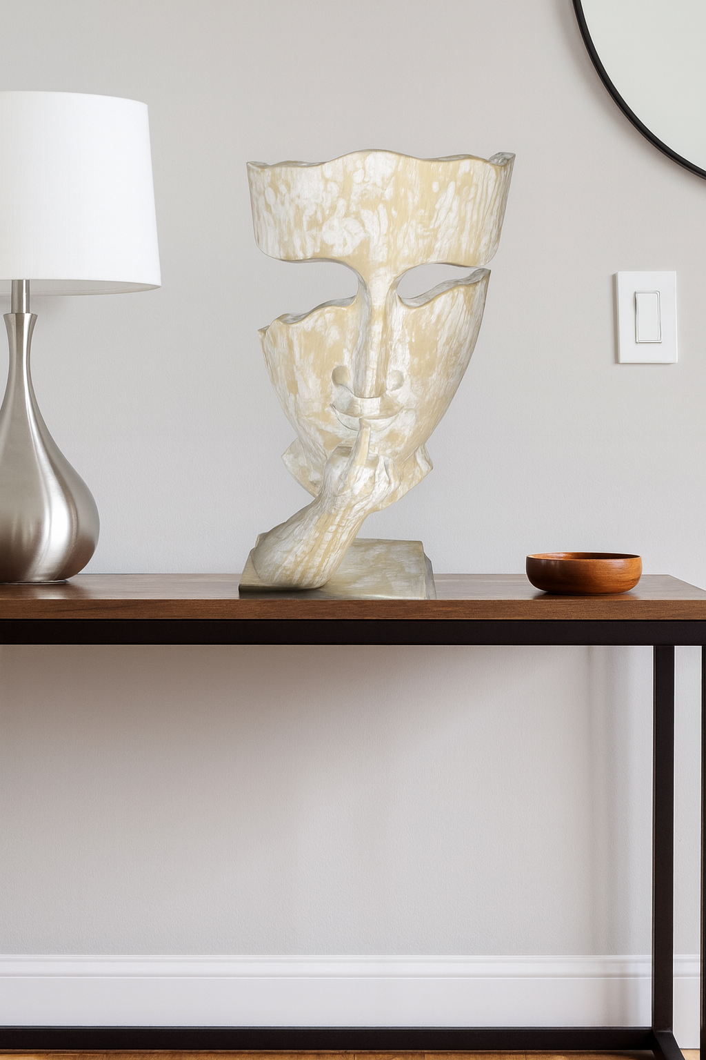 PRE ORDER FOR NOV 2025 - Abstract Silence Face Sculpture